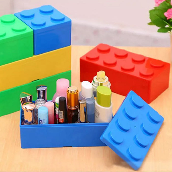 Lego Shape Block Multi-Purpose Storage Box (Rectangle)