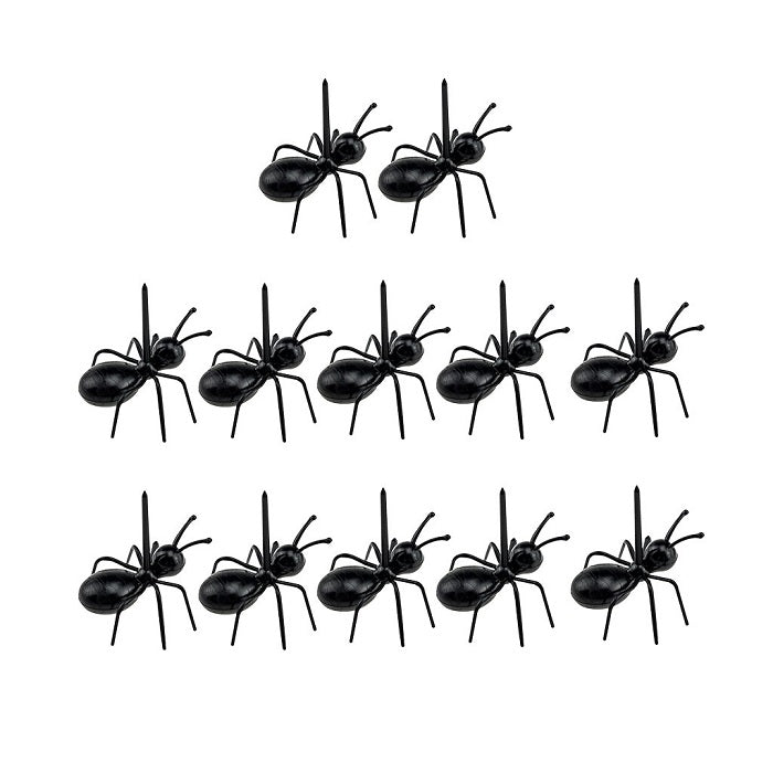 12 Pcs Ant Shape Fruit Fork