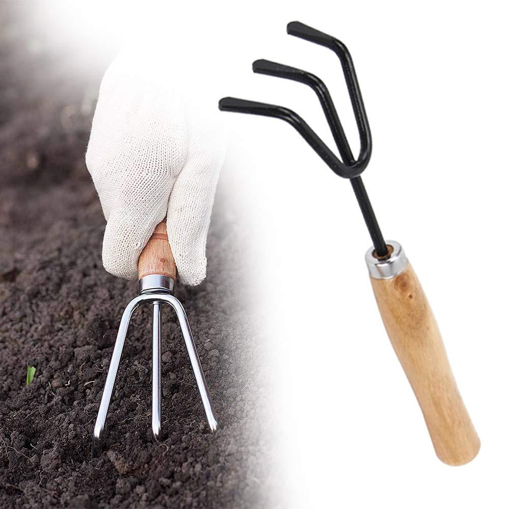 0474 Hand Cultivator (Steel, Black)