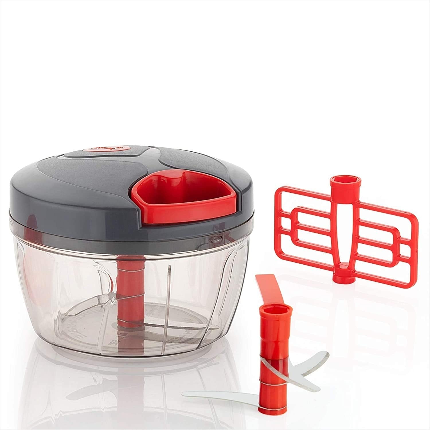 Manual Food Chopper Compact & Powerful Hand Held Vegetable Chopper/Blender