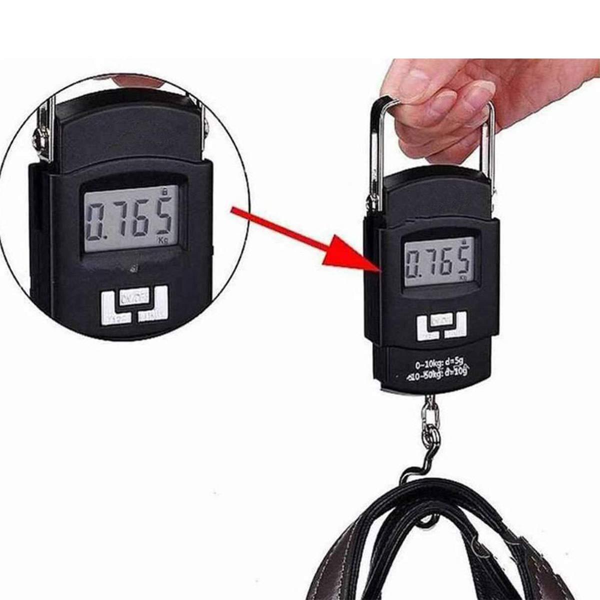 Digital Portable Hook Type Weighing Scale (50 kg, Multicolor)