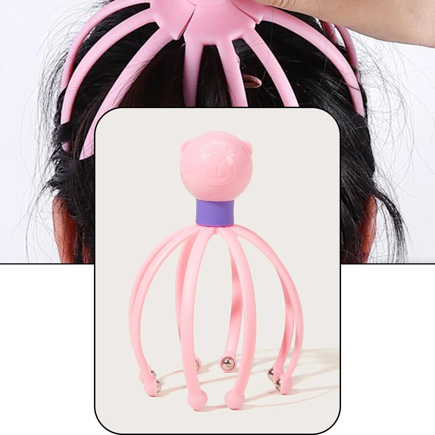 Octopus Stress Relief Therapeutic  Scalp Massager