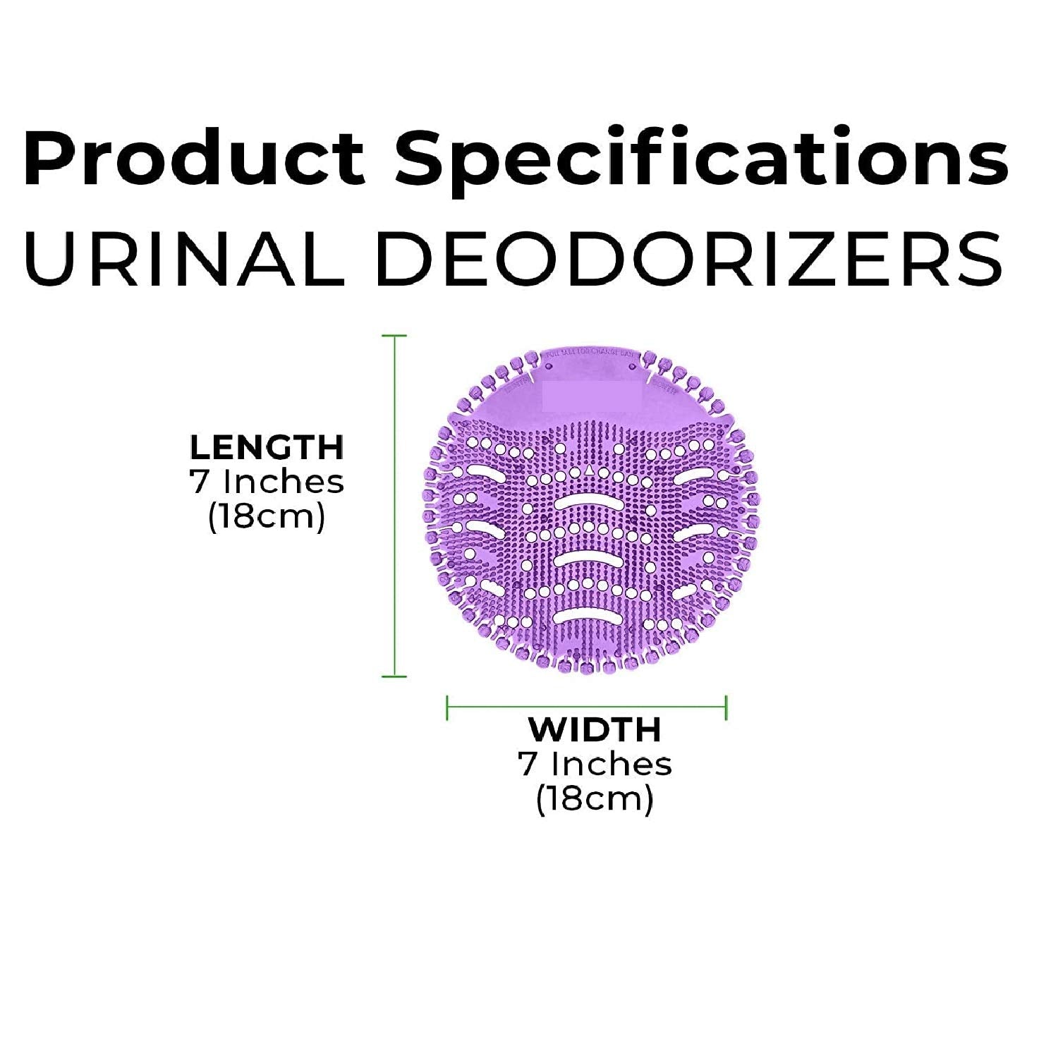 Anti Splash Urinal Round Screen Mat (Multicoloured)