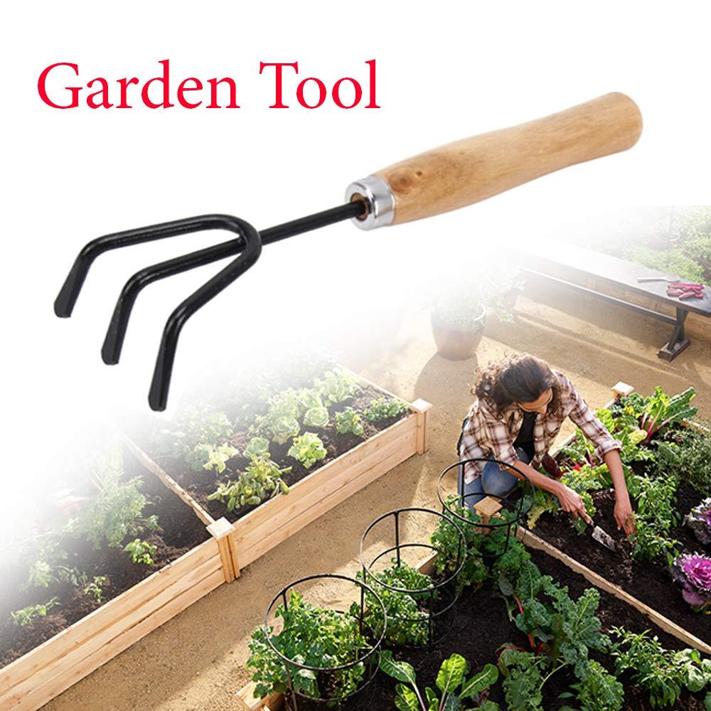 0474 Hand Cultivator (Steel, Black)