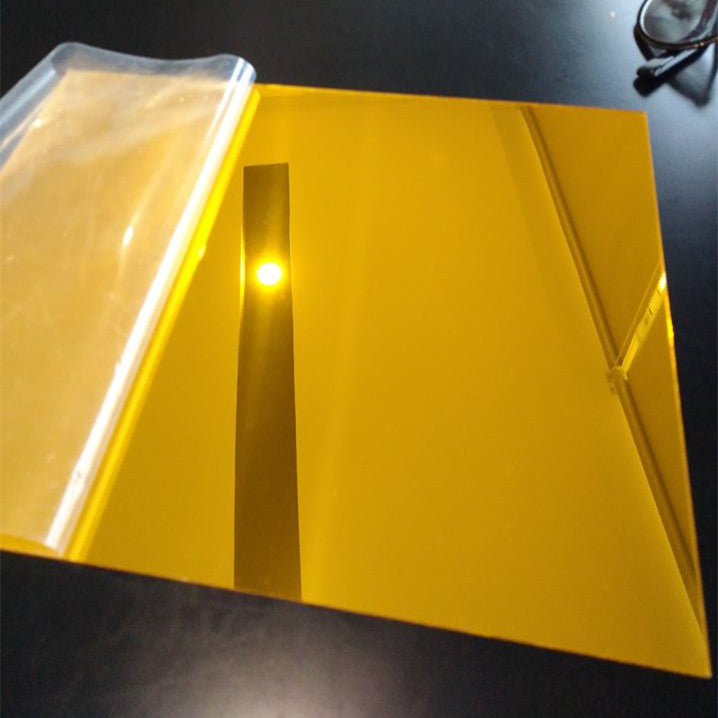 16 Pcs Golden Plastic Mirror