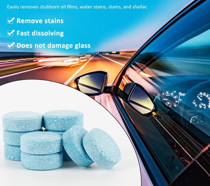 12 Pcs Glass Cleaning Tablet