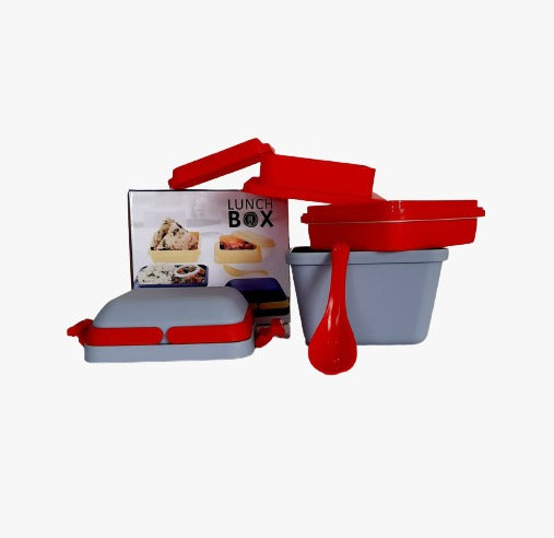 Airtight Lunch Box with Handle & Push Lock