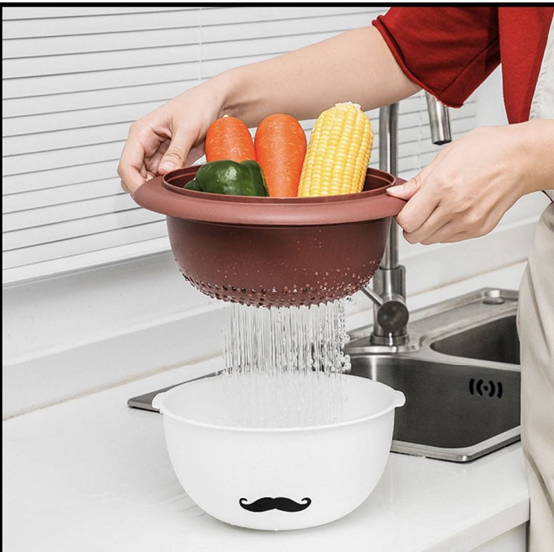 Strainer With Basket (Random Colors)