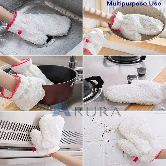 Multipurpose Waterproof Kitchen Dishwashing Gloves (1 Pc)