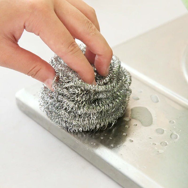 Round Shape Stainless Steel Ball Scrubber