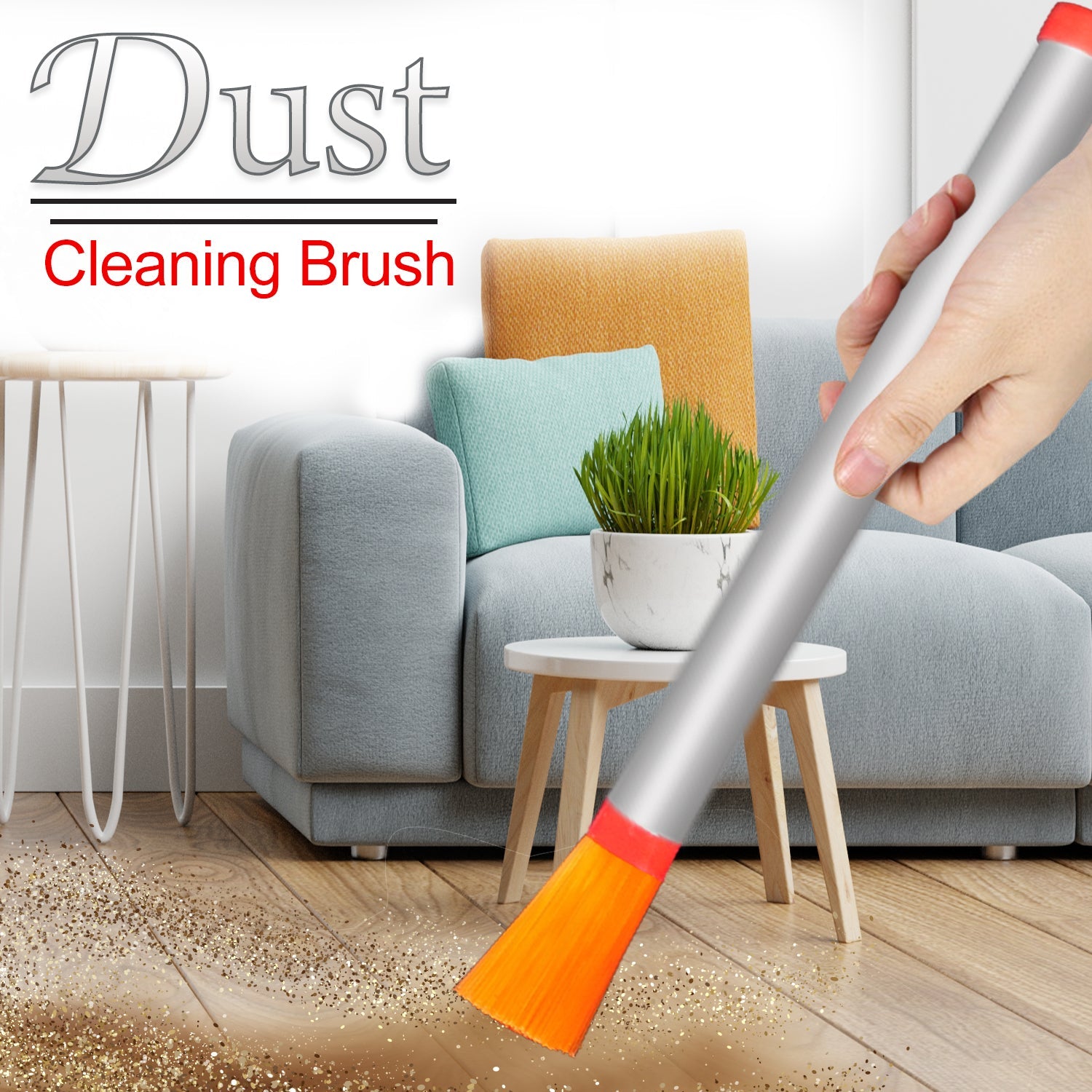 Dust Cleaning Brush for Deep Cleansteel bodyperfect size