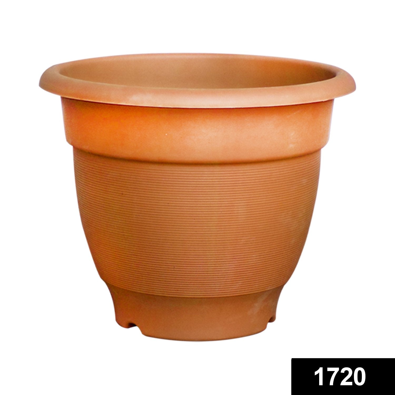 Garden Heavy Plastic Planter Pot Gamla 17x14 inch Color May Vary (1Pc)