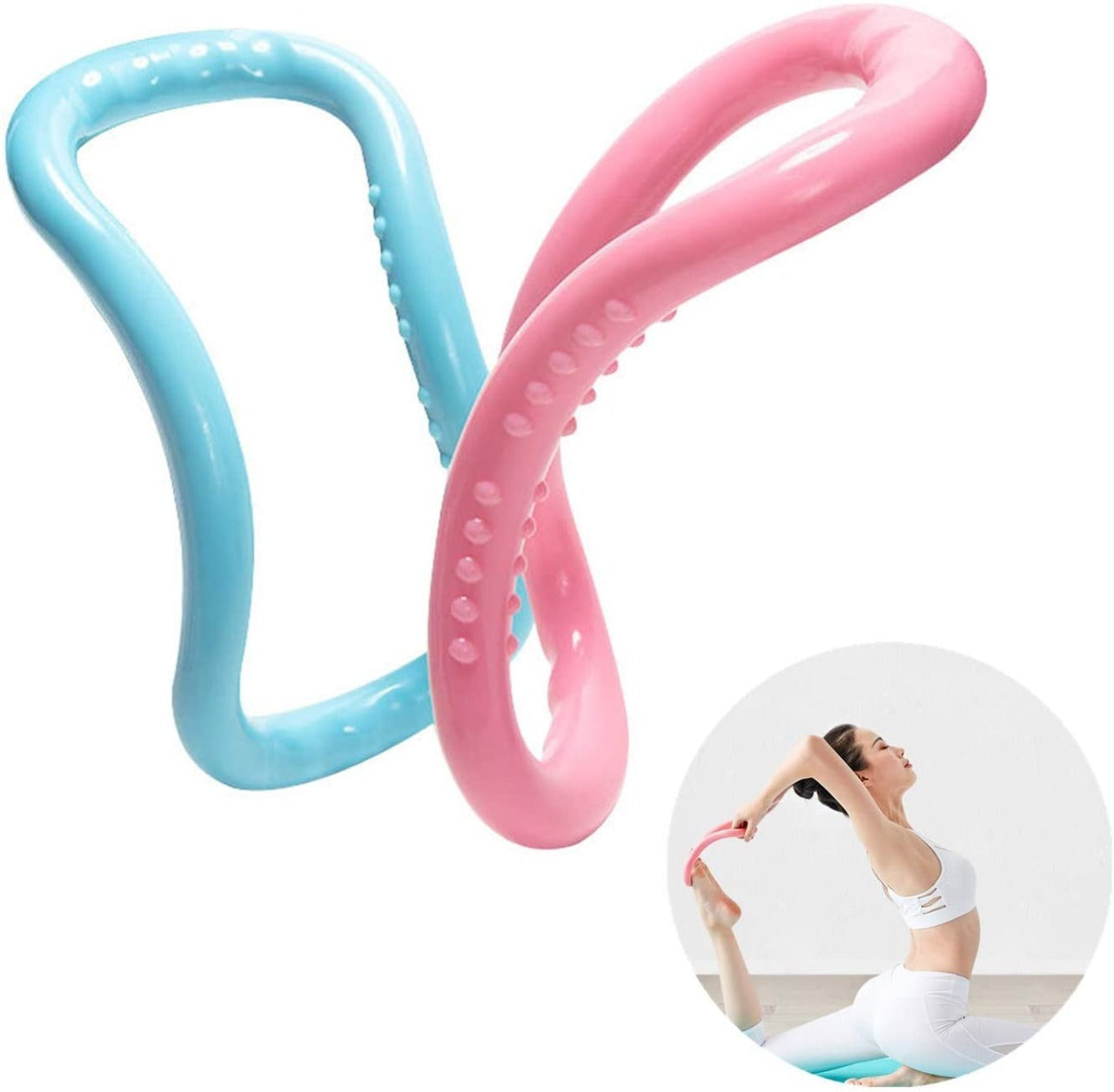 Yoga Circles Fitness Yoga Set Magic Ring Pilates Circle Stretch Strap Yoga  Blocks Yoga Ball Non Slip Socks Home Workout Home Equipment 230925 From  Yao09, $18.81