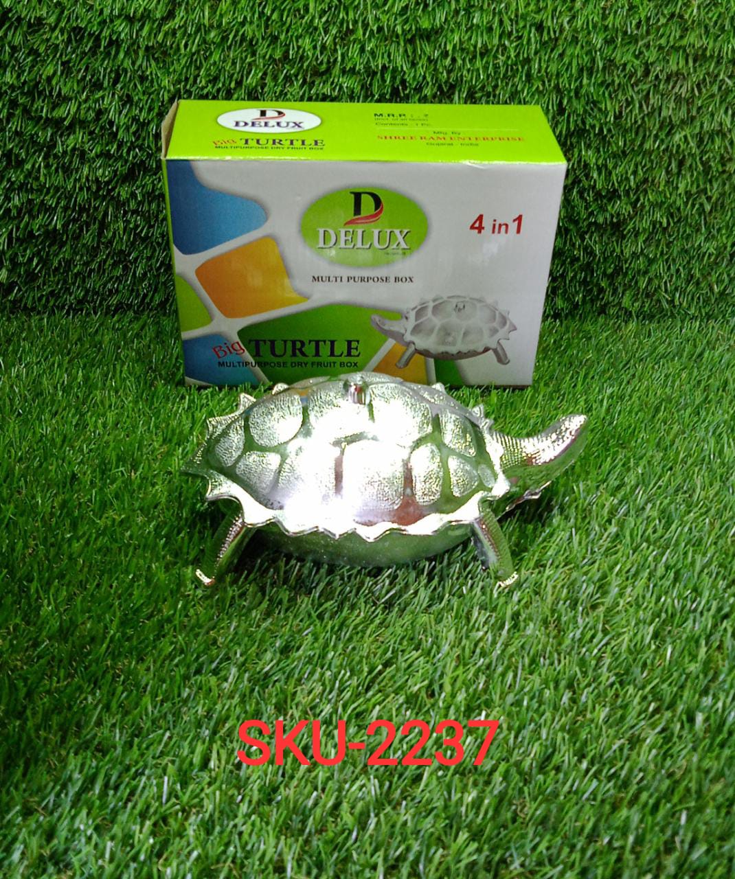 2237 Multipurpose Tortoise Shape Dry Fruit/ Gift Box