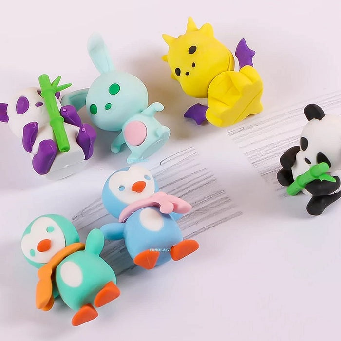 Cute Cartoon Shape Eraser Set