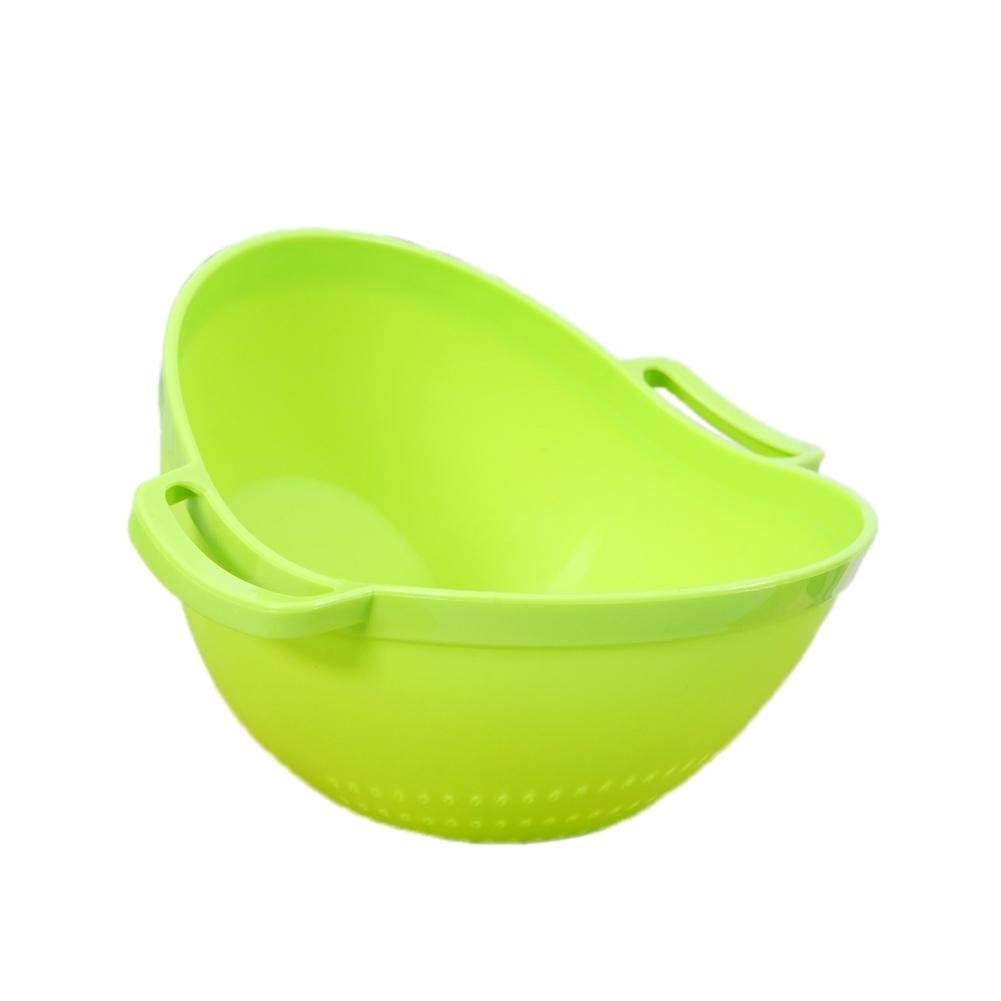 Multipurpose Fruit Vegetable Strainer Colander Bowl with Handle