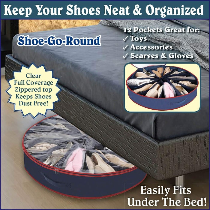 12 Compartment Shoe Go Round