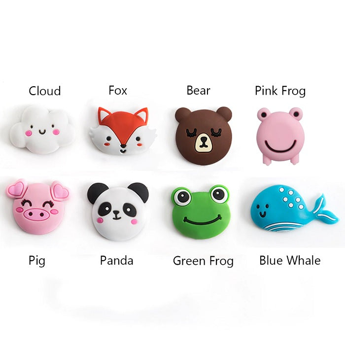 4 Pcs Cartoon Silicone Door Stopper New Design (Random)