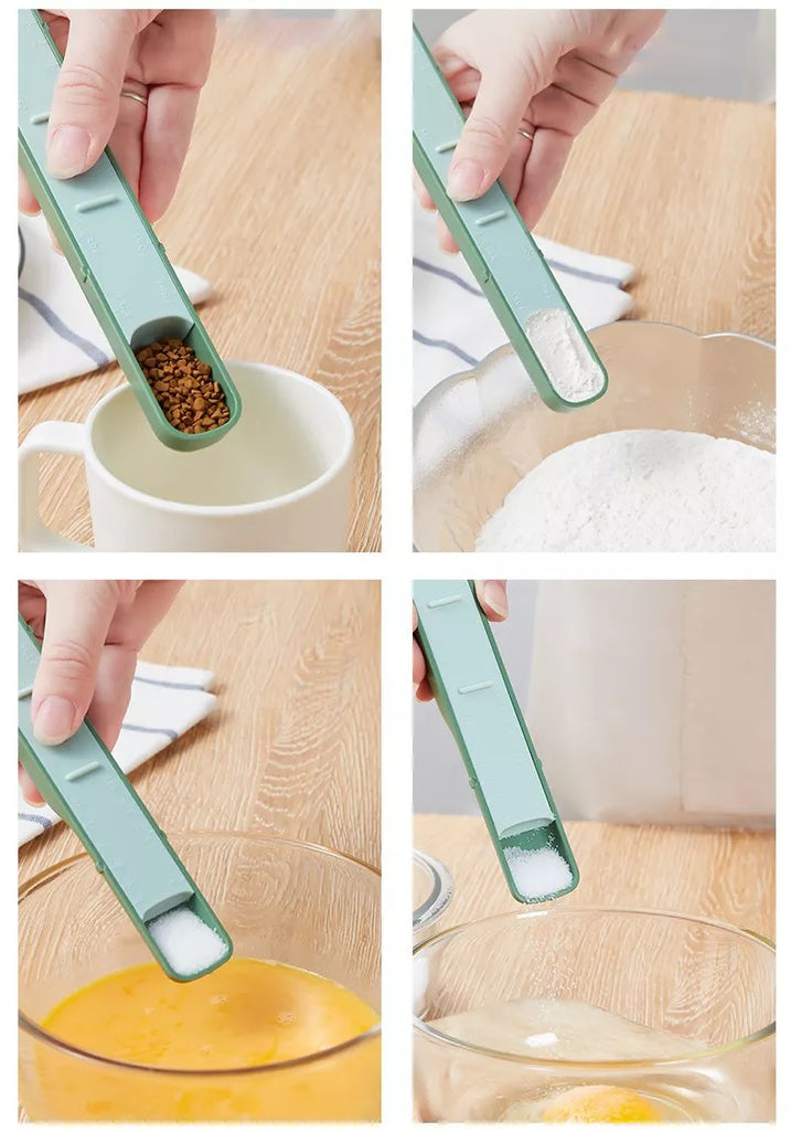 Double Head Measuring Scale With Spoon