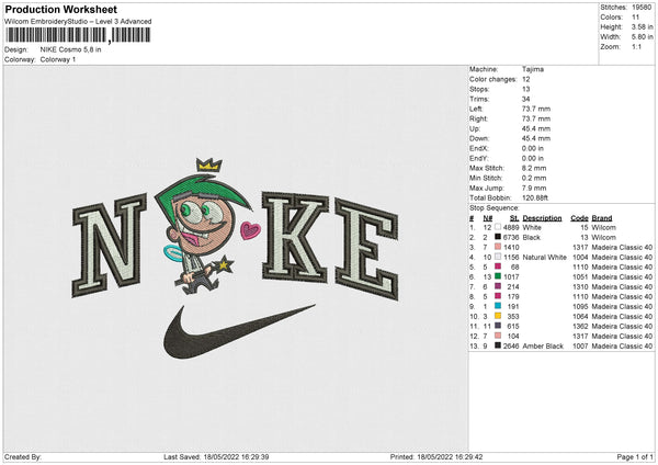 Nike Cosmo – embroiderystores