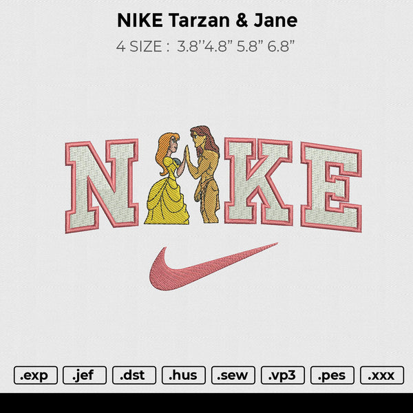 NIKE Tarzan Jane – embroiderystores