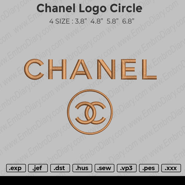 Chanel Logo Circle – embroiderystores