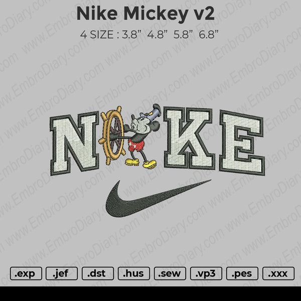 Nike Mickey V2 Embroidery – embroiderystores