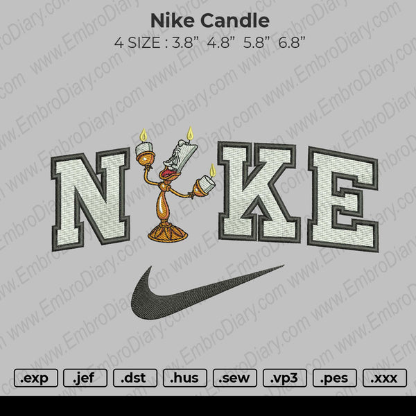 Nike Candle Embroidery – embroiderystores