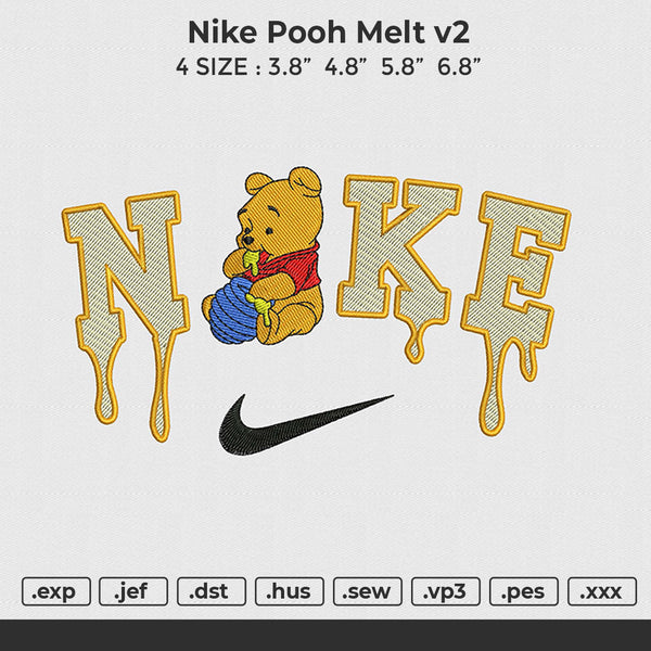 Nike Pooh Melt v2 Embroidery – embroiderystores