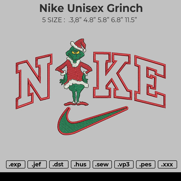 Nike Unisex Grinch Embroidery – embroiderystores