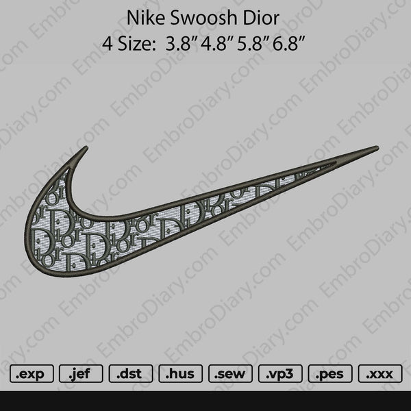 nike swoosh dior