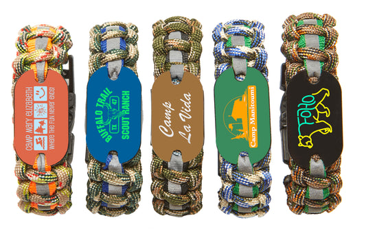 New 10 Piece Camouflage Paracord Bracelet Kit. - Rocky Mountain Estate  Brokers Inc.