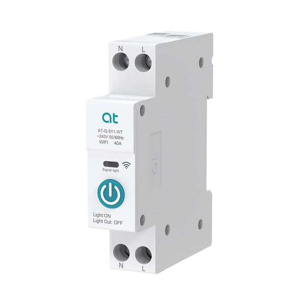 AT-Q-SY2 Commutateur de Rail Din WiFi Mesure Disjoncteur Intelligent avec  Protection