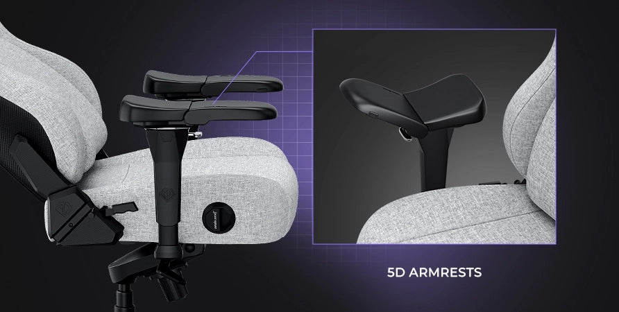 5d fully adjustable armrests