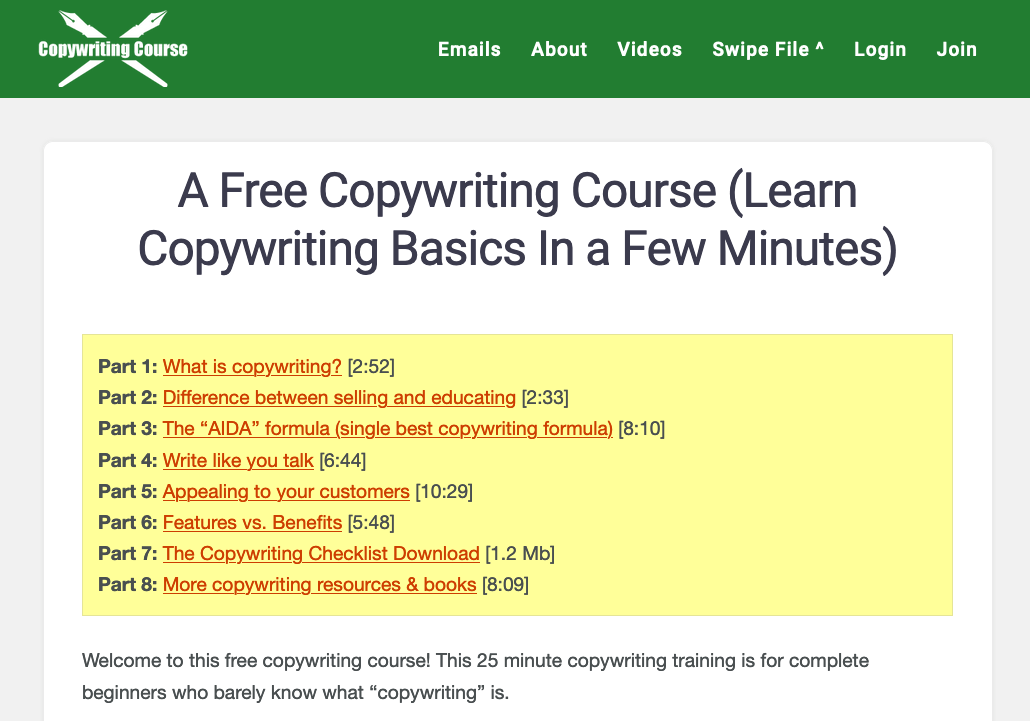 Content Marketing Course by Neville Medhora
