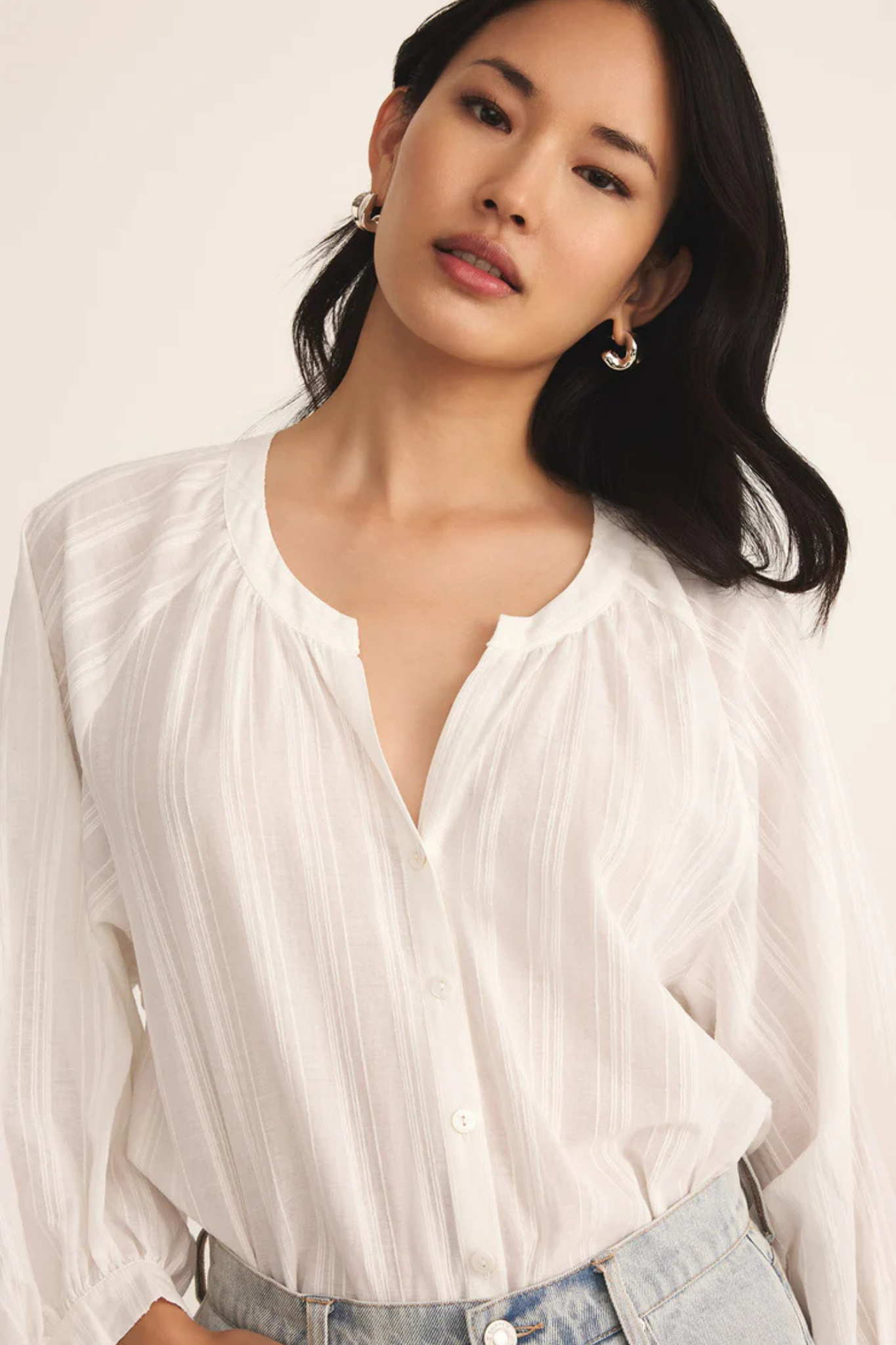 Wren Button Up Top