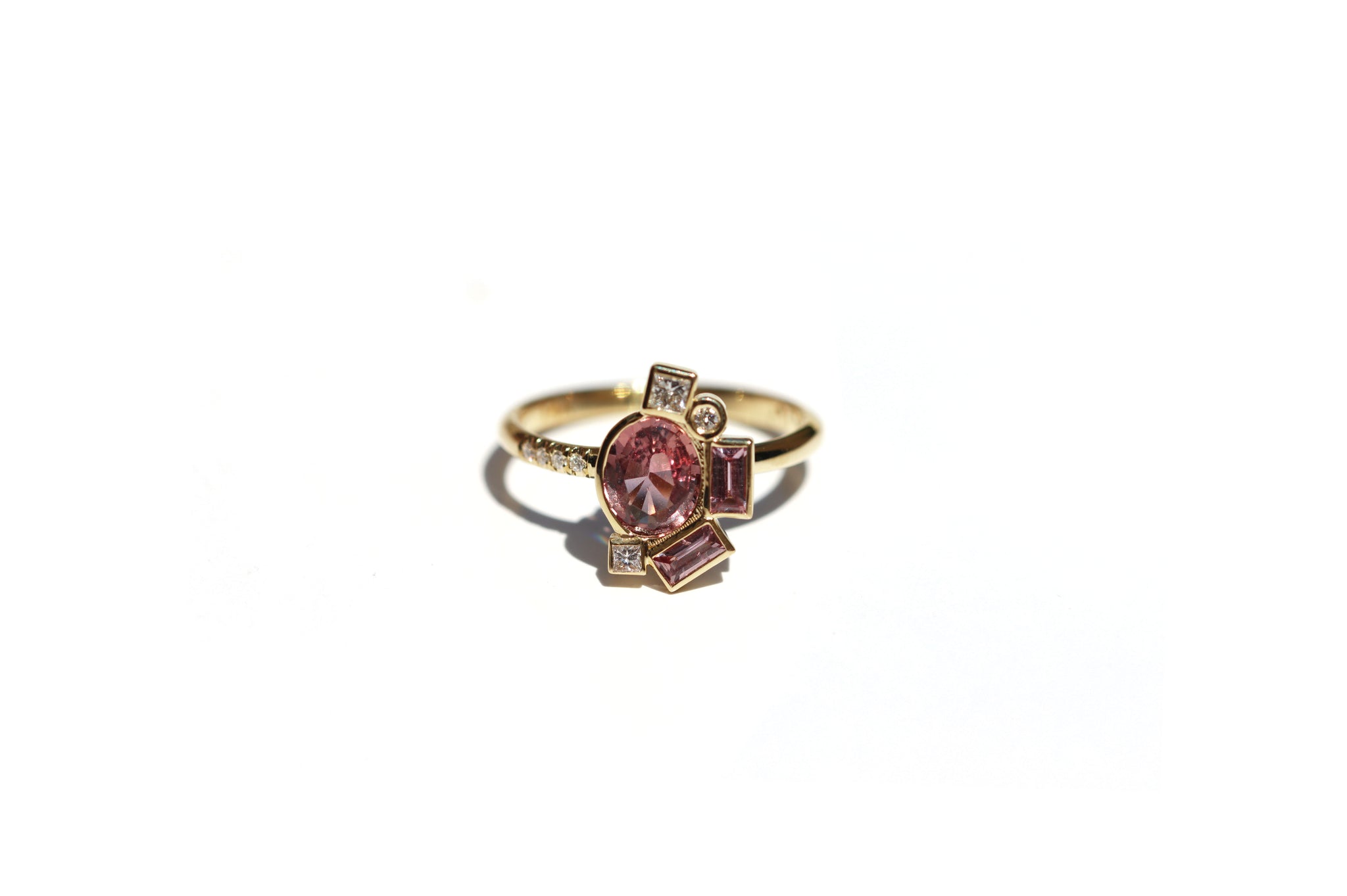 Sophisticated Pink Sapphire Ring