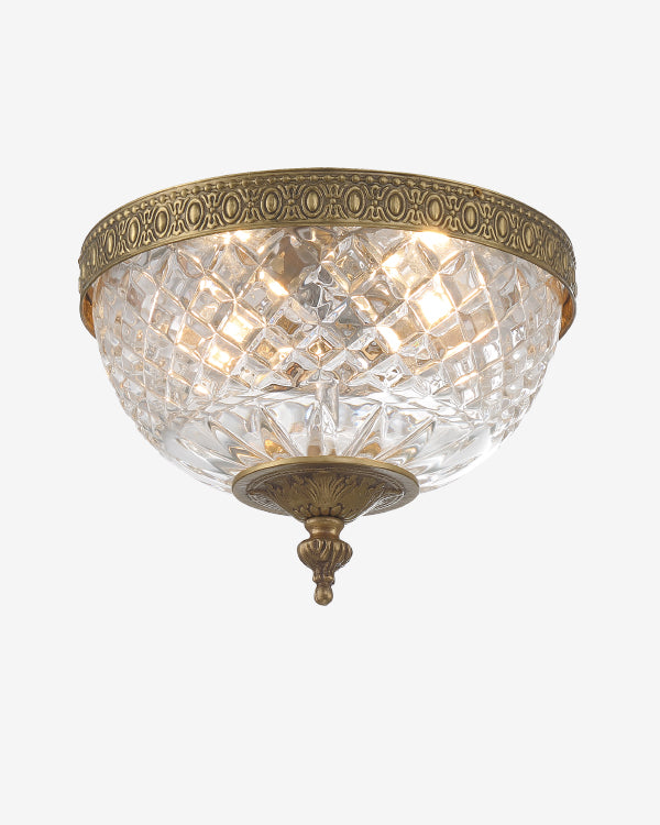 Broche 4 Light Semi Flush Mount – Crystorama