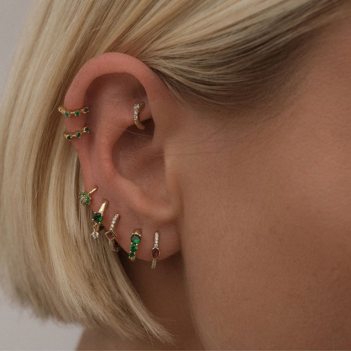 Ear Lobe Patches!  Dazzled Earrings by Georgia Lee Designs
