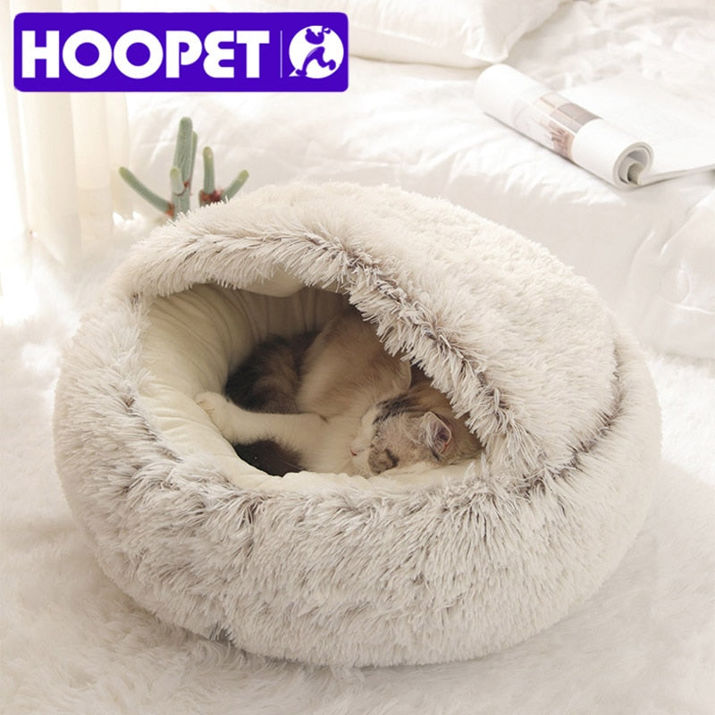 Cat Bed Round Plush Pet Supplies Us