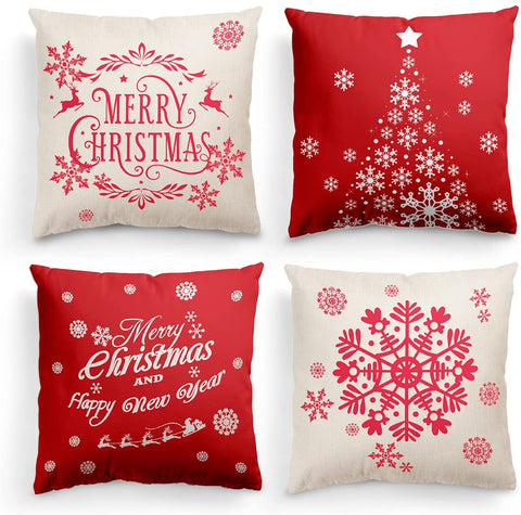 Mildly christmas pillow cover