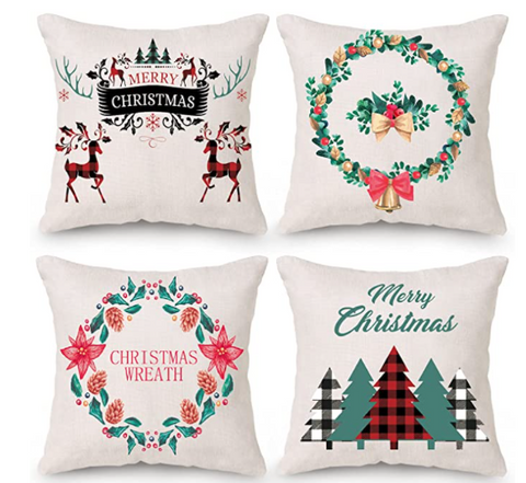 mildly christmas pillow cover