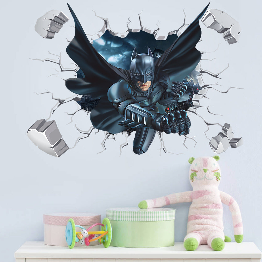 3D Batman Wall Stickers Ireland Kids Room Decals – 