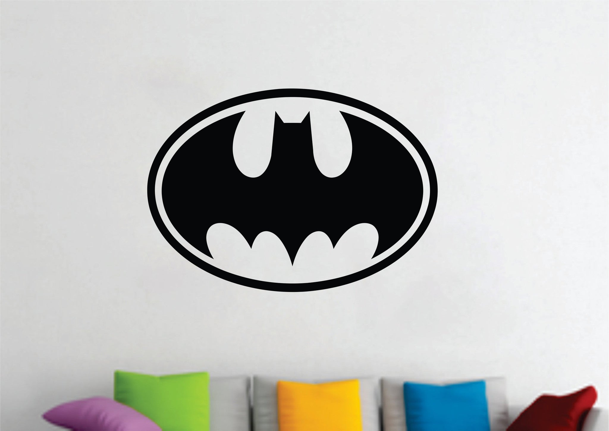 Batman Logo wall sticker | wall decals Ireland | wall logo – 