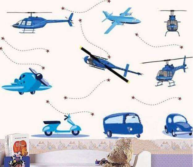 Vehicles Wall Stickers