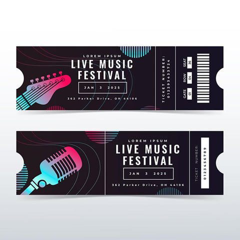 Passes to a Music Concert