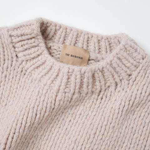 THE SHISHIKUI HAND MADE KNIT / L.BEIGE-