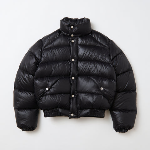 THE SHISHIKUI DOWN JACKET / LUSTER BLACK-