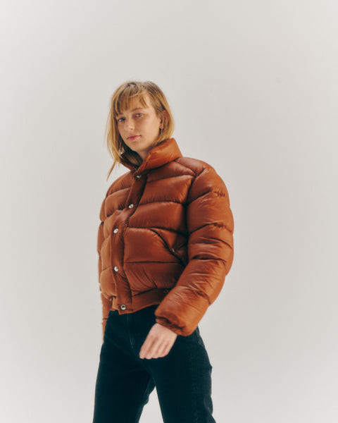 DOWN JACKET / LUSTER BROWN – THE SHISHIKUI