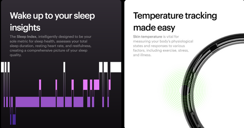 Ultrahuman Air Smart Ring Sleep and Temperature Tracking